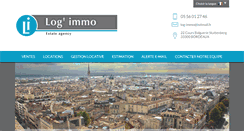 Desktop Screenshot of logimmo-bordeaux.fr