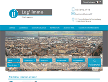 Tablet Screenshot of logimmo-bordeaux.fr
